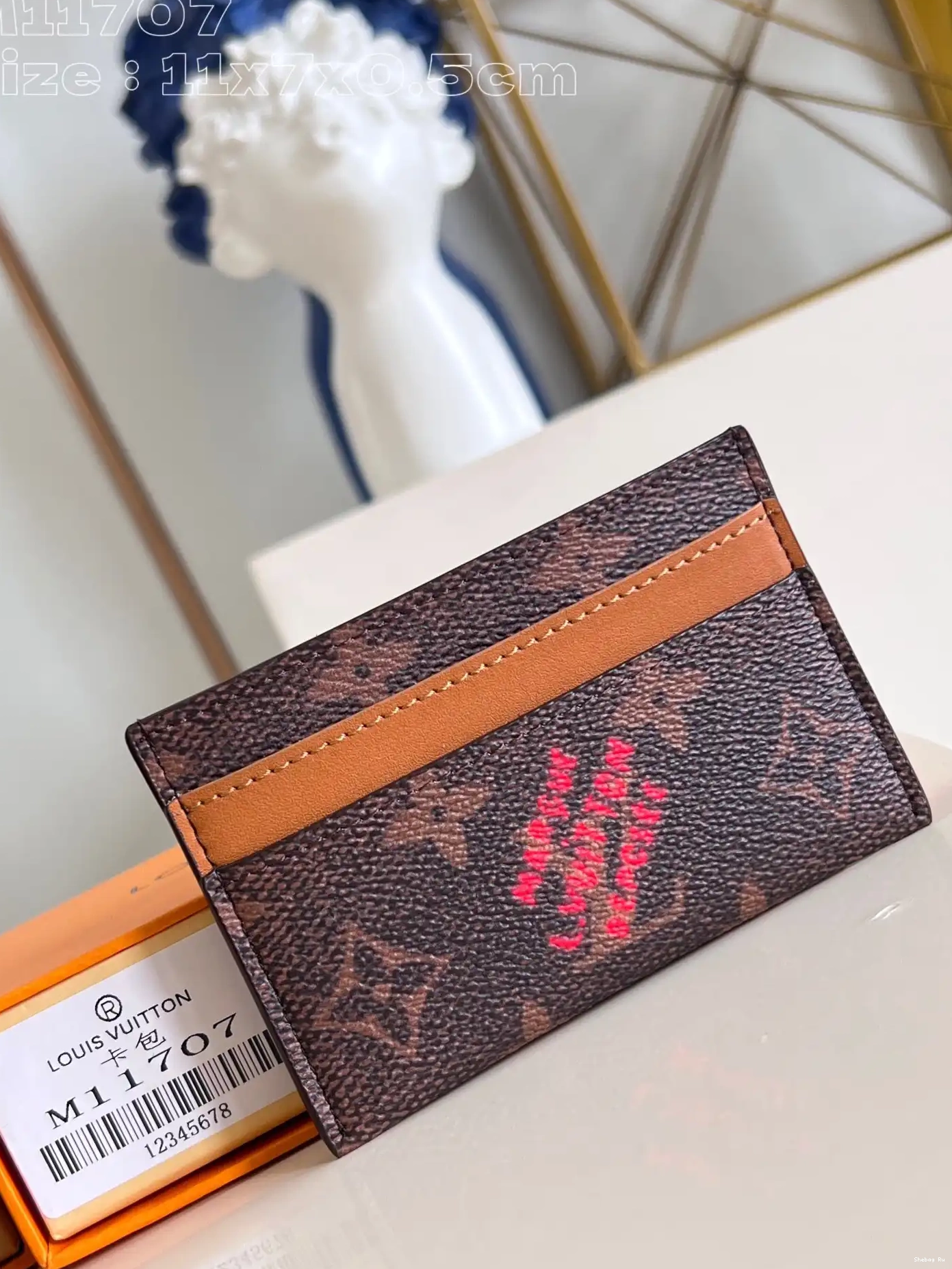 CARD HOLDER-11*7*0.5cm VUITTON LOUIS 0523